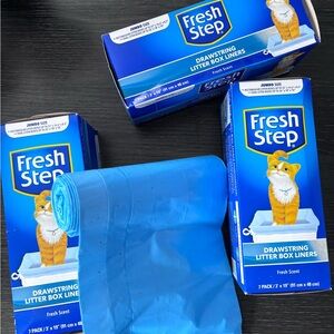Fresh Step Drawstring Litter Box Liners